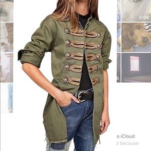 Free people military style jacket